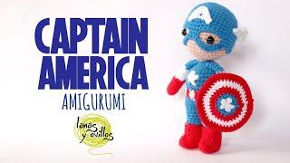 Tutorial Captain America Amigurumi in English | Crochet