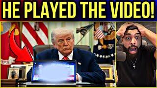 Holy SH*T! Trump JUST played the VIDEO In front of all of them | Entire Room went SILENT