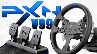 PXN V99 — 30 СМ, 3 ПЕДАЛИ И КОРОБКА ПЕРЕДАЧ — ЛУЧШИЙ БЮДЖЕТНЫЙ ИГРОВОЙ РУЛЬ 2024?