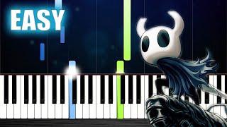 Hollow Knight - Main Theme - EASY Piano Tutorial