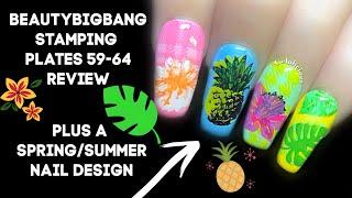 BeautyBigBang Stamping Plates 59-64 | Spring/Summer Nails