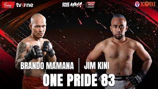 BEAT THE FIGHTER: BRANDO MAMANA VS JIM KINI  FULL FIGHT ONE PRIDE MMA 83 KING SIZE NEW #8 YOGYAKARTA