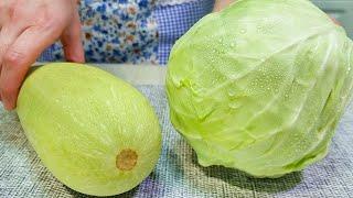 Better than Pizza! CABBAGE is tastier than meat! A simple CABBAGE recipe! I cook it all the time!