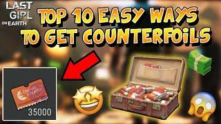 TOP 10 WAYS TO GET COUNTERFOILS EASILY IN SEASON 11 | LAST DAY ON EARTH : SURVIVAL | LDOE.