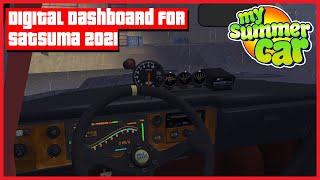 My Summer Car - Replaces The Boring Stock Dashboard With A Digital Display 2021 ! | Ogygia Vlogs