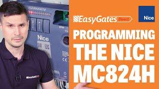 Nice MC824H - Complete programming guide