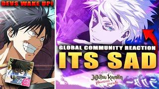 ITS SAD & HORRIBLE... DEVS WAKE UP & GLOBAL COMMUNITY REACTION! (Jujutsu Kaisen Phantom Parade)