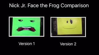 Nick Jr. Face the Frog Comparison (for RoadRunnerCoyote2015)