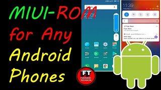 MIUI Custom ROM on any android phones || MIUI for Leagoo M8 [HD]