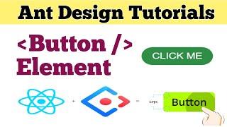 How to use button component of ant design | Ant design button tutorial | antd primary button | antd