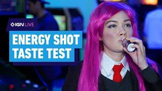 Which Energy Shot Do People Love the Most? - Taste Test | IGN LIVE