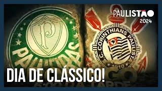 Dia de clássico! RECORD exibe Palmeiras x Corinthians neste domingo (18) pelo Paulistão