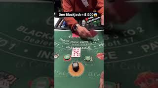 @Bluffinbob One Blackjack = $1200  #casino #gambling