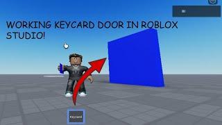 Roblox Scripting Tutorial - How to Make A KEYCARD DOOR