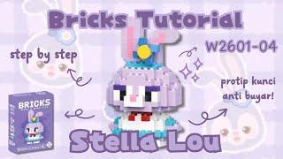 HOW TO BUILD STELLA LOU BRICKS MINI LEGO W2601-04 | Bricks Tutorial (Bahasa Indonesia)