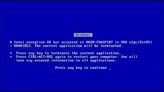 Blue Screen Of Death Sound