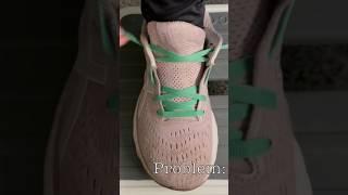Pressure from laces on your midfoot? Try this! | RunningGeekGirl #youtubeshorts