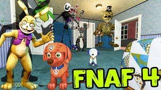 АНИМАТРОНИКИ ИЩУТ НАС В ДОМЕ FNAF 4 COOP ► Garry's Mod