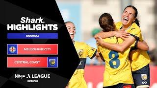 Melbourne City v Central Coast Mariners - Shark Highlights | Ninja A-League 2024-25 | Round 03