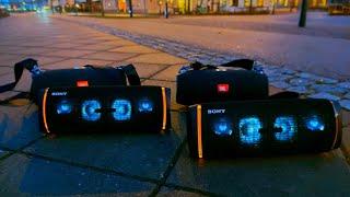 Sony XB-43 vs JBL Xtreme (English, outdoor)