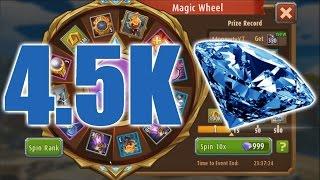 SPENDING DIAMONDS | Magic Rush Heroes - Magic Wheel