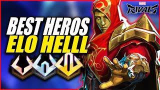 Les MEILLEURS HÉROS pour QUITTER le ELO HELL (BRONZE / SILVER / GOLD) ► MARVEL RIVALS