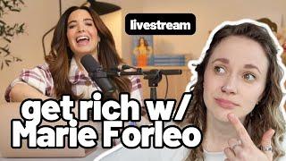 Marie Forleo Teaches Us the Secret to Wealth  #livereaction