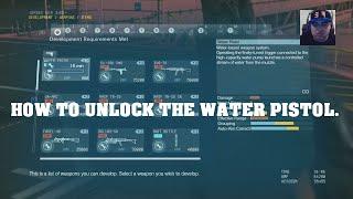 METAL GEAR SOLID 5 HOW TO GET WATER PISTOL