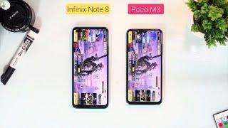 Infinix Note 8 Vs Poco M3 Speed Test - MediaTek Helio G80 Vs Snapdragon 662