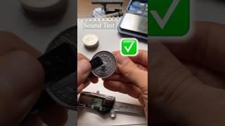 Silver Morgan Dollar vs Copper Fake - ping test