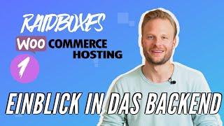 Raidboxes WooCommerce Hosting [01] Einblick in das Backend