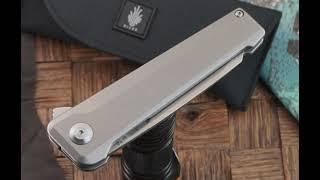 Складной нож Kizer Knives Quell сталь S35VN, титан