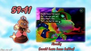 【Super Mario 64: OMM】 Super Princess Peach Speedrun in 59:41