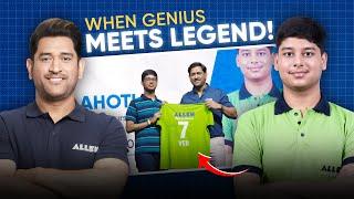 IITJEE AIR-1 to meeting MS Dhoni!! Watch Ved Lahoti’s Incredible Journey! 