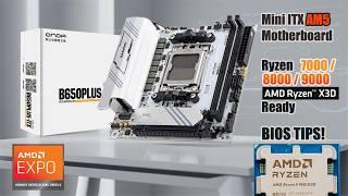 Cheap & Tiny B650 AM5 Motherboard For Compact PC–Ryzen 9950X3D Support + BIOS Settings Overview