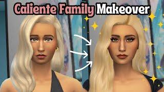 Giving The Caliente Family the Makeover They Deserve  | The Sims 4 EA Townie Makeovers