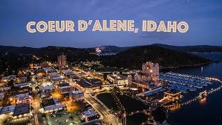 Coeur d'Alene, Idaho | From Above 4K