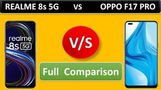 Realme 8s 5G vs OPPO F17 Pro Full Comparison Video In Hindi, Camera | Battery | Antutu Score | SAR |