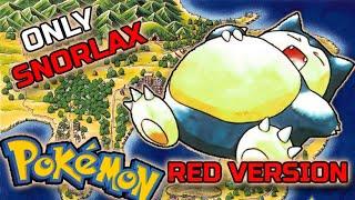 Can you Beat Pokemon Red with ONLY SNORLAX?