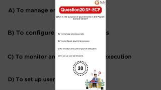 SF ECP "Cert Qs": What is the purpose of payroll tools in the Payroll Control Center? 