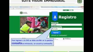 Tutorial de la Suit Vision Empresarial de la Policia Valle 2015