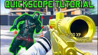 HOW TO QUICKSCOPE IN CALL OF DUTY!