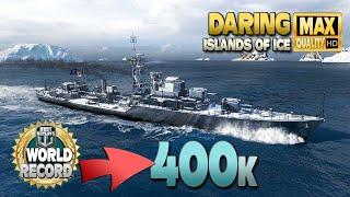 Destroyer Daring damage record - World of Warships