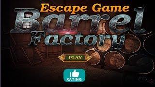 Escape Game : Barrel Factory Escape : Full Walkthrough in English with NO ADS