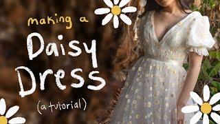 Making a Daisy Dress - a cottagecore dress tutorial