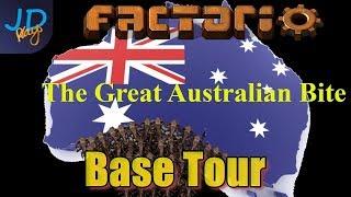 Factorio Base Tour - Great Australian Bite - Community map