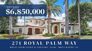 Tour a $6.85M Golf Course Home in East Boca Raton!