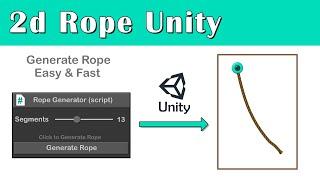 Ropes in Unity Tutorial | Generate Rope in Unity 2d | Unity Tutorial