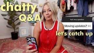life update Q&A! moving? online hate, "skinnytok", my worst breakup, losing friends & more!