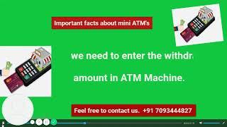 Mini ATM English